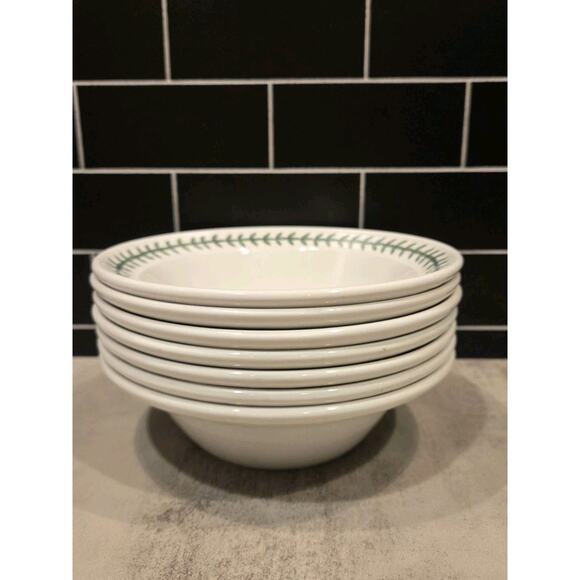 Portmeirion Botanic Garden Set of 7, 6½" Soup Cereal Salad Bowls EUC Classic VTG - Picture 13 of 14